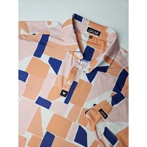 Bad Birdie Men's Short Sleeve Multicolor Golf Polo Shirt 2XL